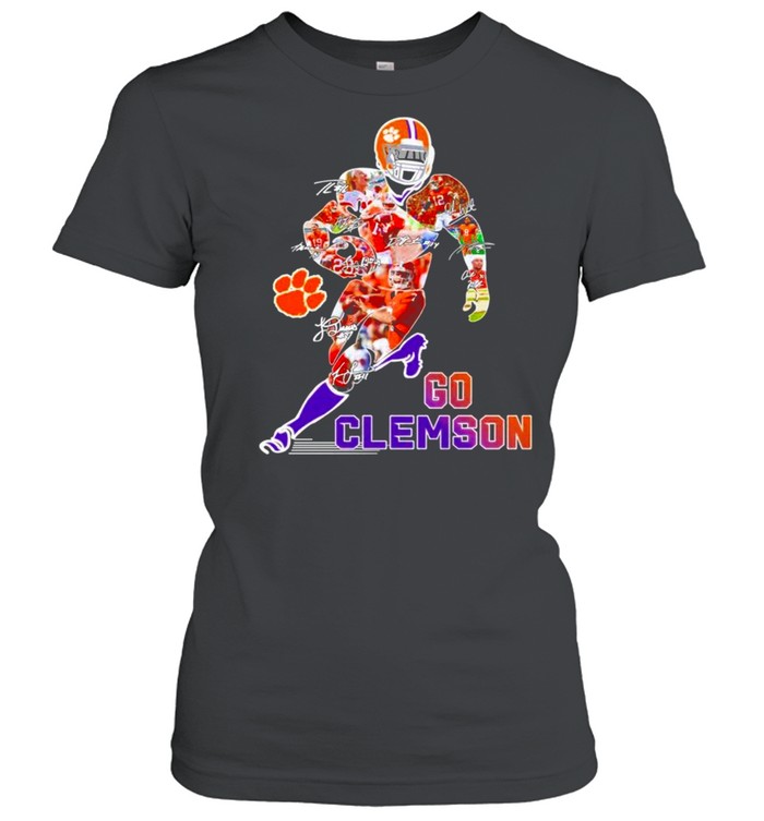 Go Clemson Tigers football college signatures shirt Classic Women's T-shirt