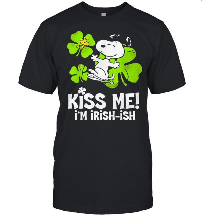 Kiss Me I’m Irish Snoopy And Woodstock Patricks Day shirt