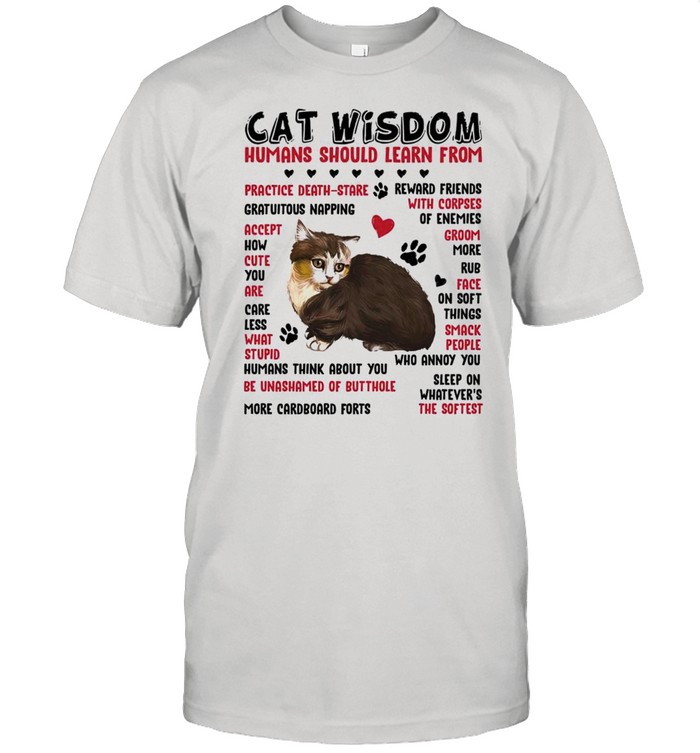 Munchkin cat wisdom humans should learn from shirt