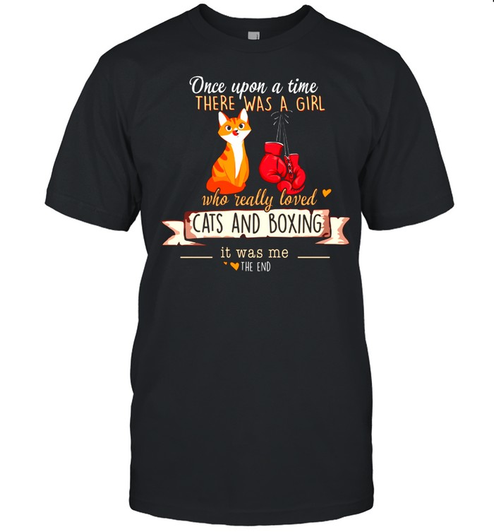 Once Upon A Time Who Really Loved Cats And Boxing shirt Classic Men's T-shirt
