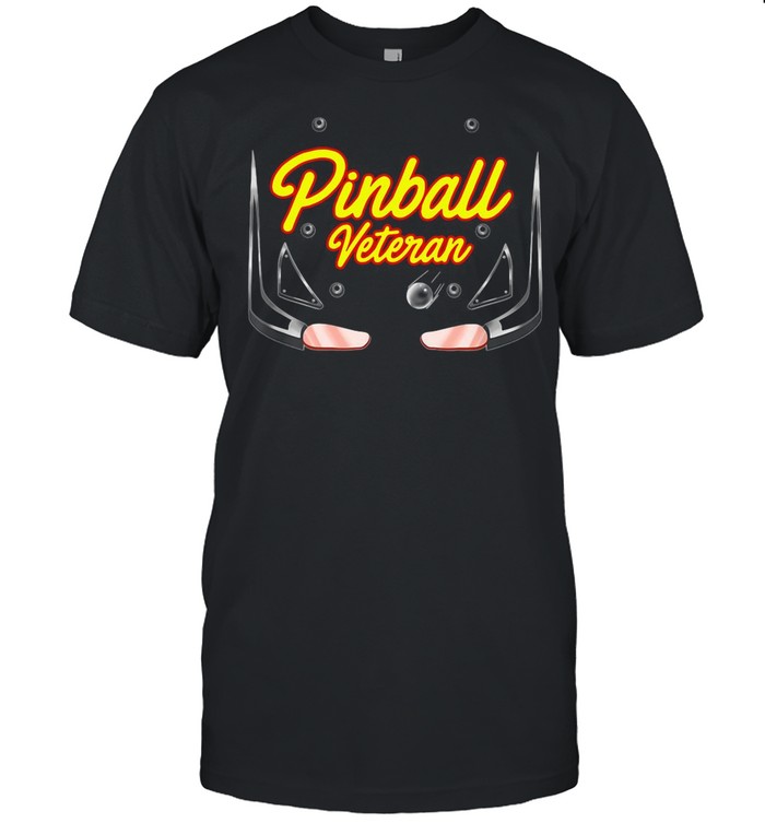 Pinball Veteran Arcade Games Players shirt