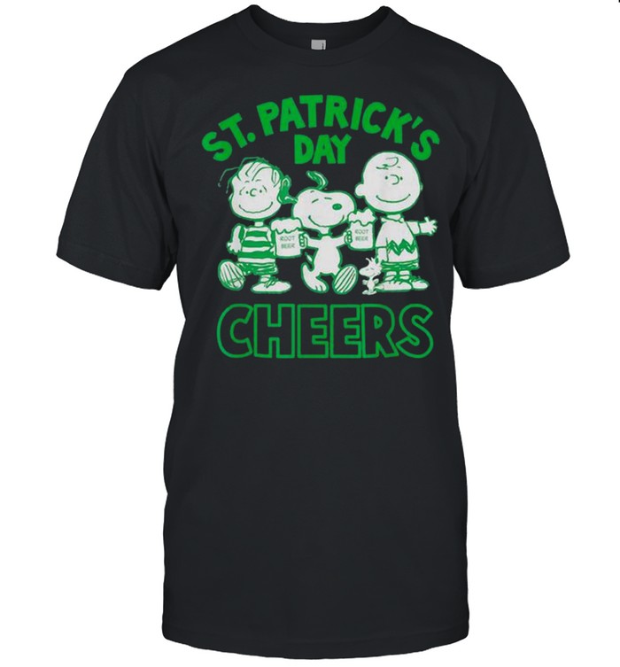 St Patricks Day Cheers Snoopy Charlie shirt