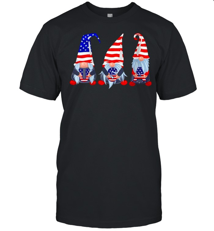 Womens 4th Of July 2021 Gnomes American USA Patriotic shirt