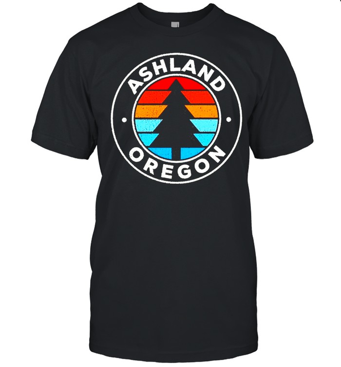 Ashland Oregon Or Vintage Graphic Retro shirt