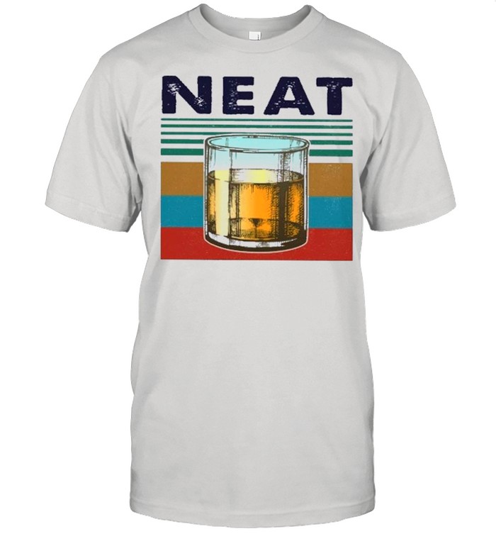 Vintage Retro Neat Bourbon shirt