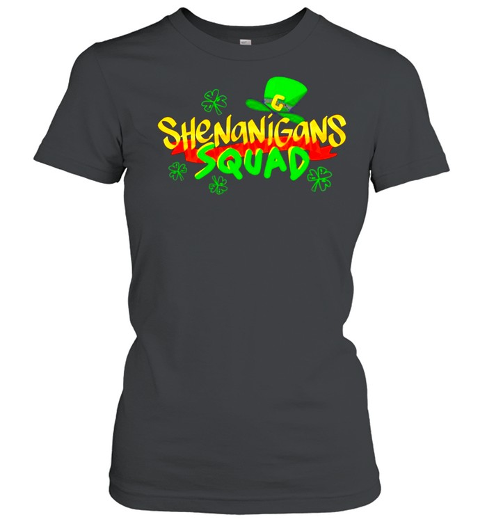 Shenanigans Squad Funny St. Patricks Day Matching Group shirt Classic Women's T-shirt