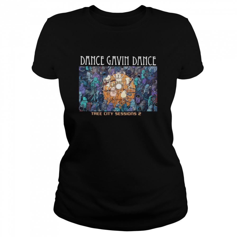 Dance Gavin Dance Merch Dance Gavin Dance Tree Sessions 2 shirt Classic Women's T-shirt