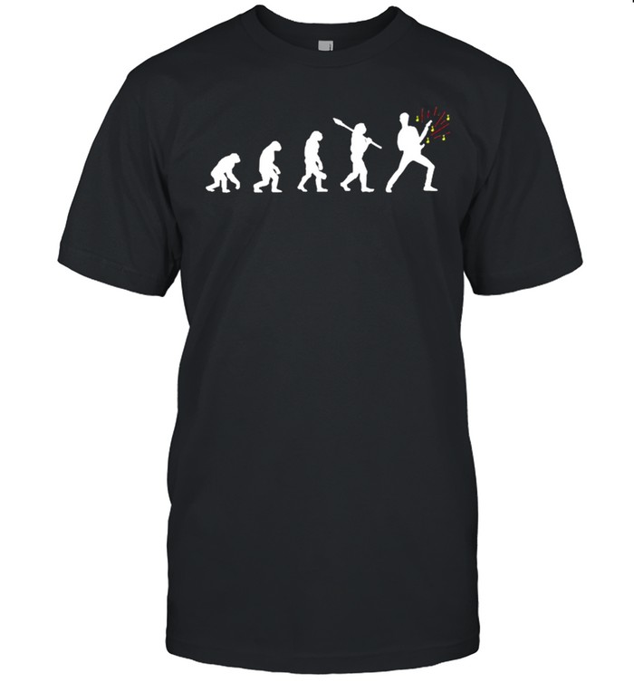 Evolution Of Man Guitar Rock Guitarist shirt