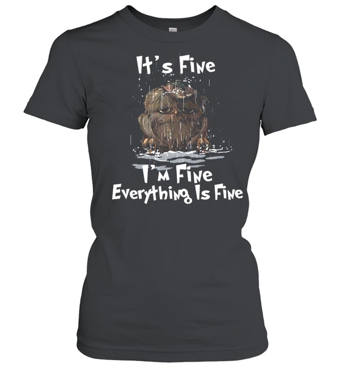 Its Fine Im Fine Everything Is Fine shirt Classic Women's T-shirt