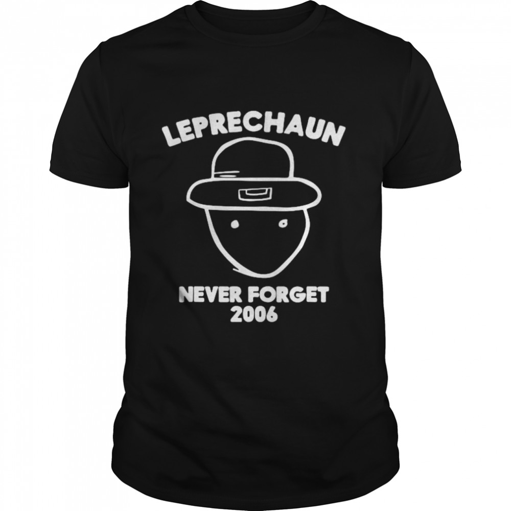 Never Forget Amateur Leprechaun Sketch St. Patrick’s Day shirt Classic Men's T-shirt