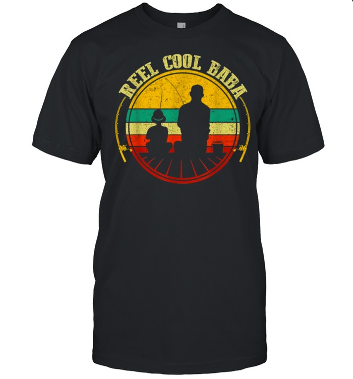 Reel Cool Baba Fathers Day Fishing shirt Classic Men's T-shirt