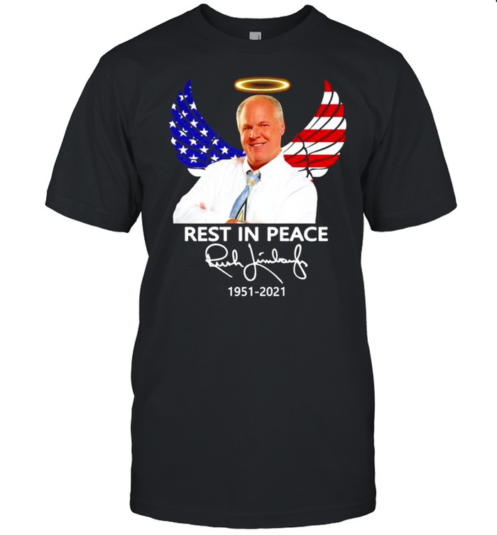 Rush Limbaugh rest in peace 1951 2021 flag shirt