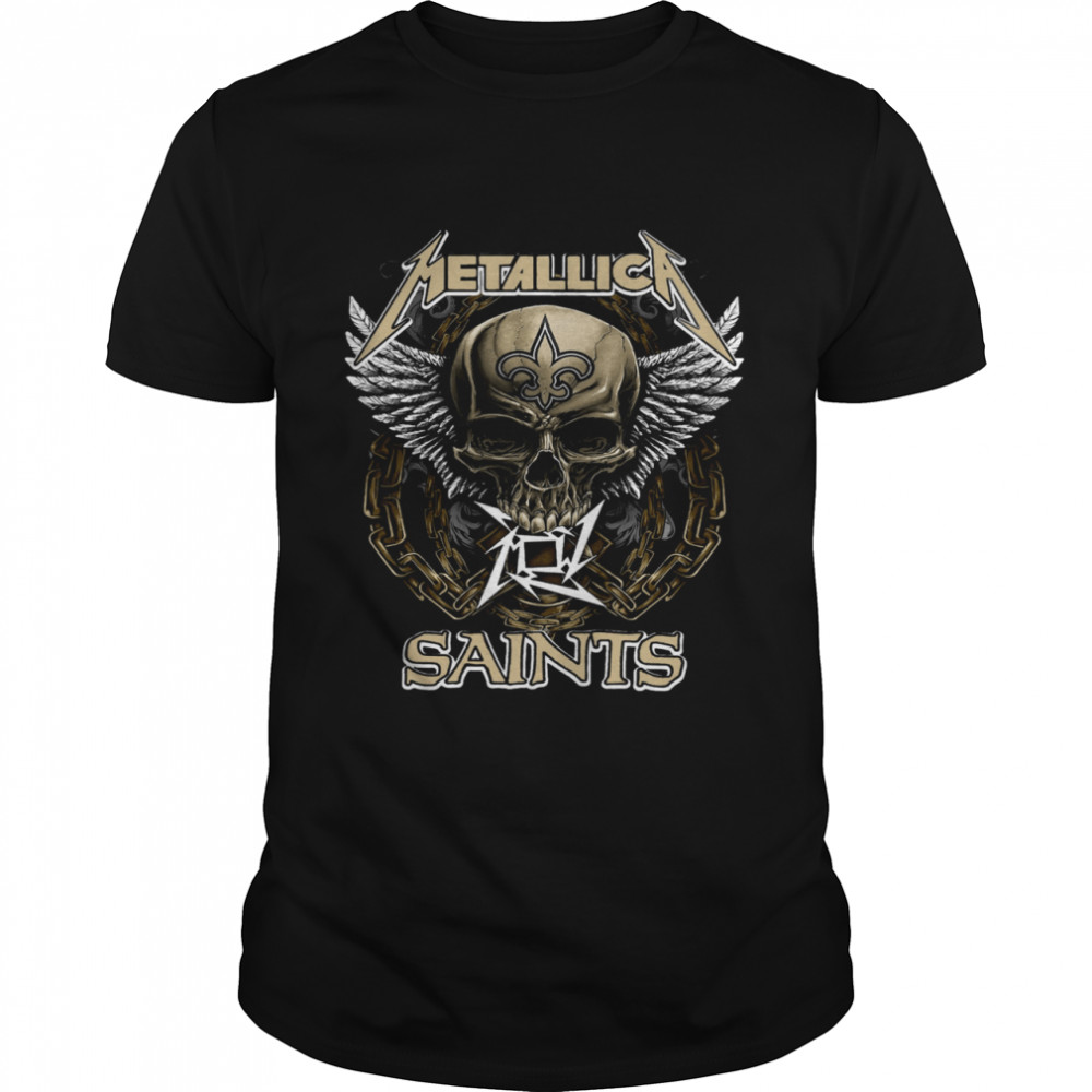 skull metallica saints shirt