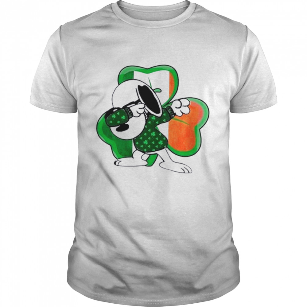 Snoopy Dabbing Shamrock Irish St Patricks Day shirt