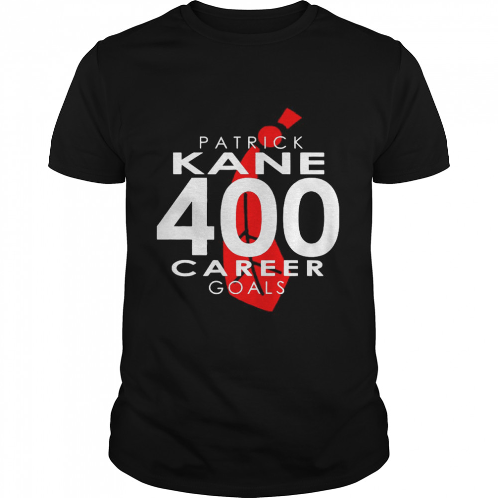 The Patrick Kane 400 Career Goals shirt