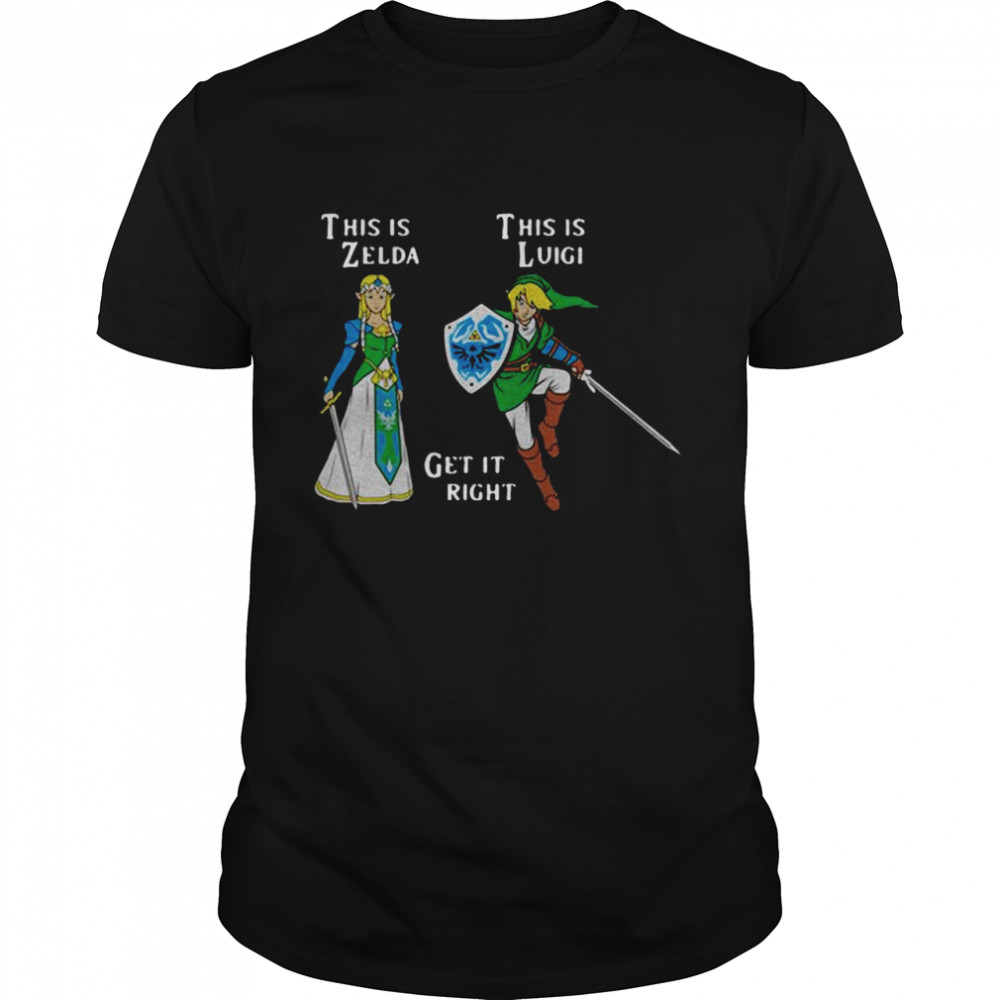 This Is Zelda This Is Luigi shirt