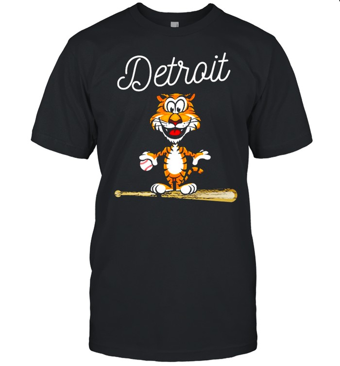 Baseball distressed tiger mascot shirt