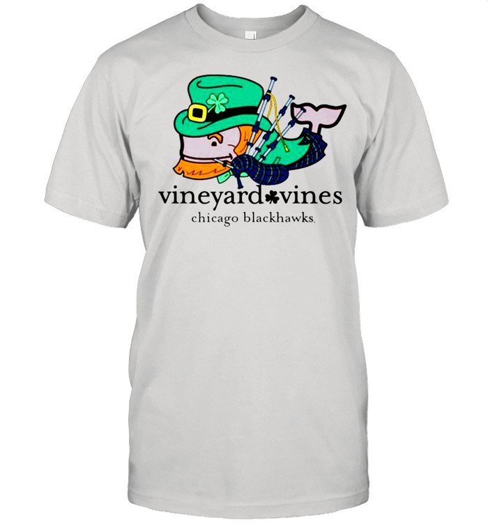 Chicago Blackhawks Vineyard Vines St Patricks Day shirt