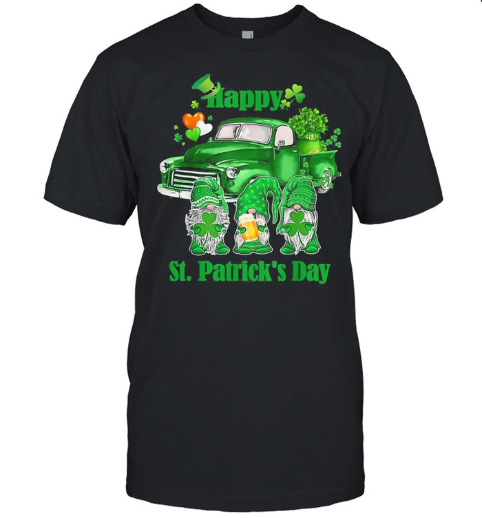 Happy Gnomes Truck St Patrick’s Day Shirt