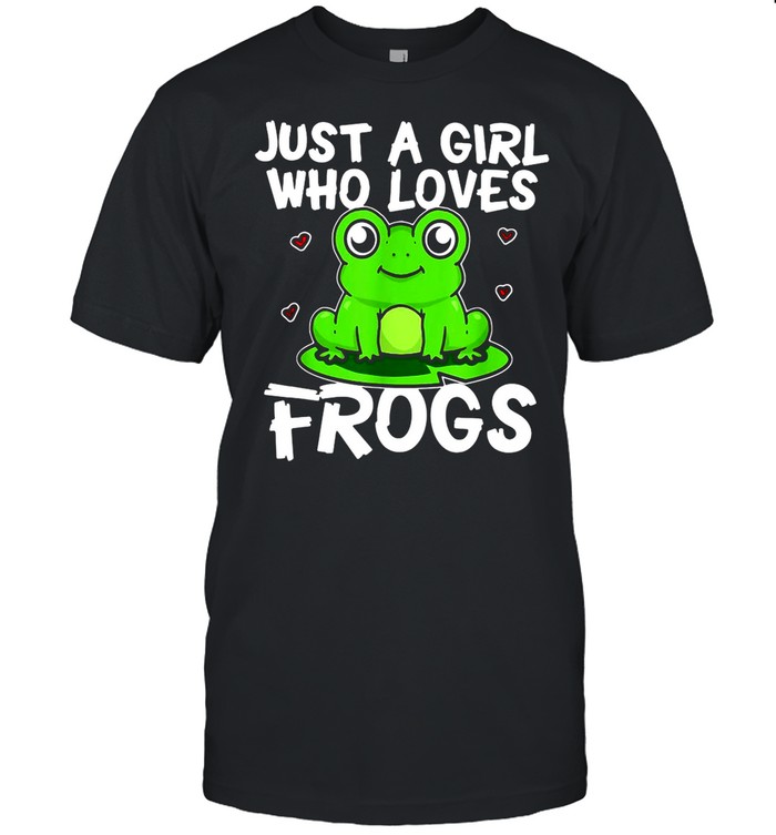 Just A Girl Who Loves Frogs Green Frog Costume shirt