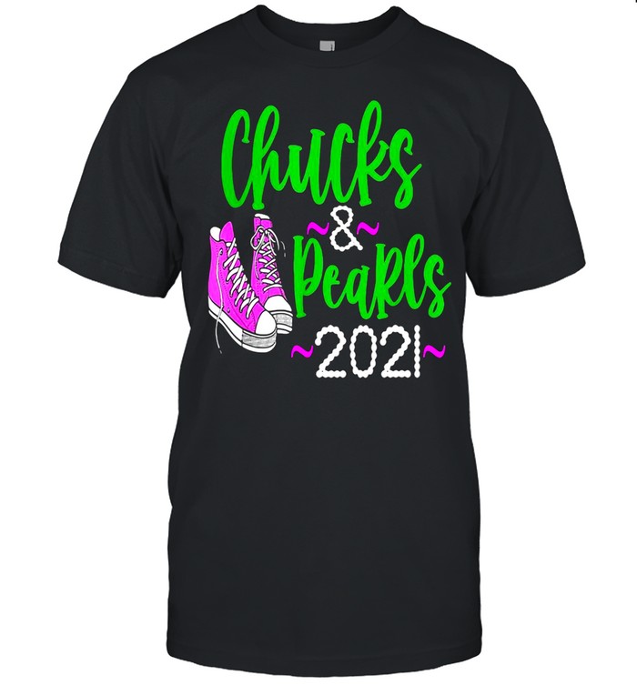 KAMALA HARRIS CHUCKS AND PEARLS 2021 shirt