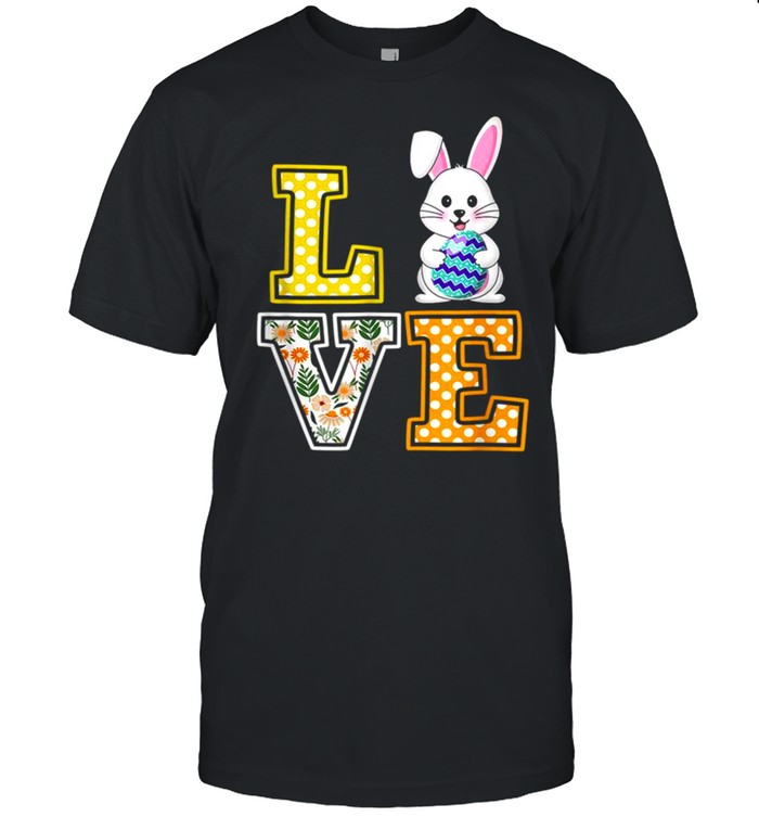 Love Easter Egg Bunny Cute Bunny Easter Costume Boys Girls shirt