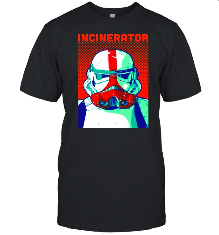 Star Wars The Mandalorian Incinerator Trooper Comic Portrait shirt