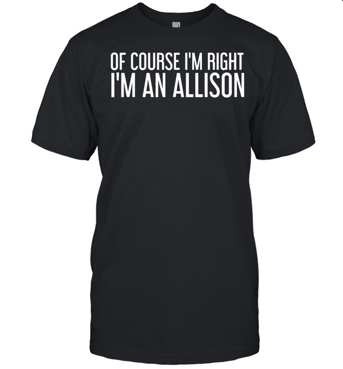 ALLISON Surname Family Tree Birthday Reunion Idea shirt