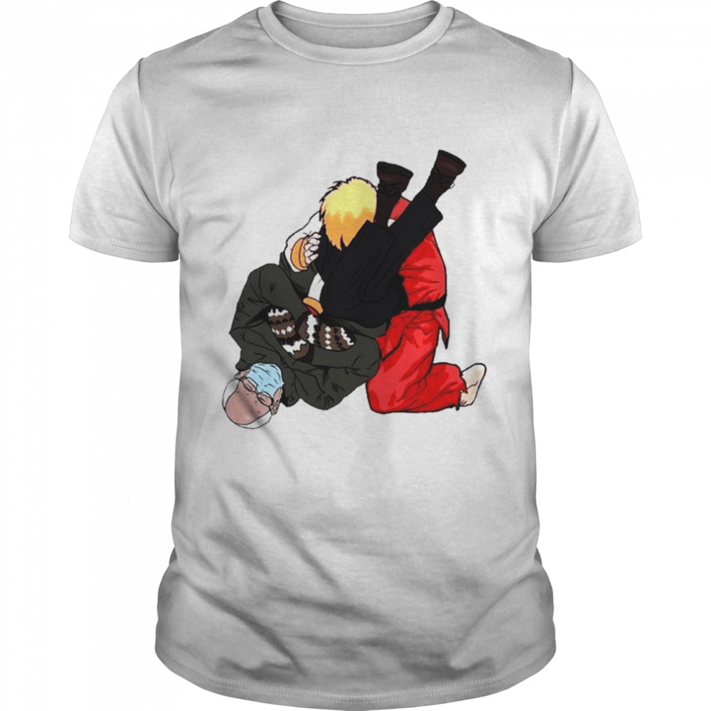 Bernie Sanders Vs Naruto Jiu Jitsu shirt