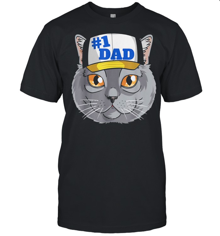 Chartreux Cat #1 Dad Father’s Day Shirt