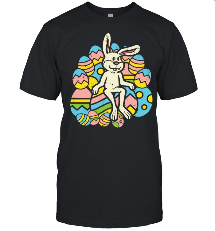 Easter Bunny Rabbit On Eggs Cute Egg Hunting shirt