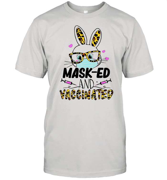 Mask ed And Vaccinated Easter shirt