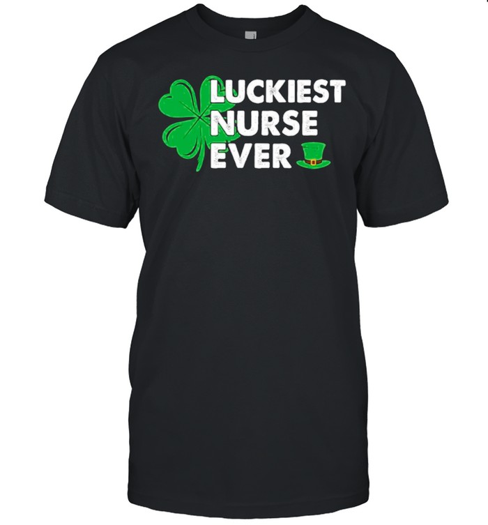 Shamrock Luckiest Nurse Ever St Patricks Day shirt