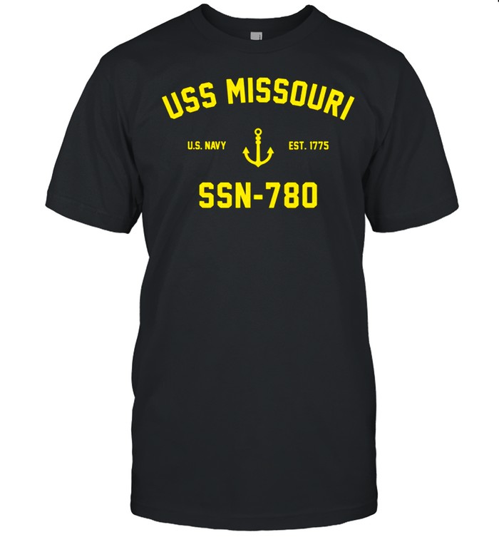 Ssn-780 Uss Missouri shirt