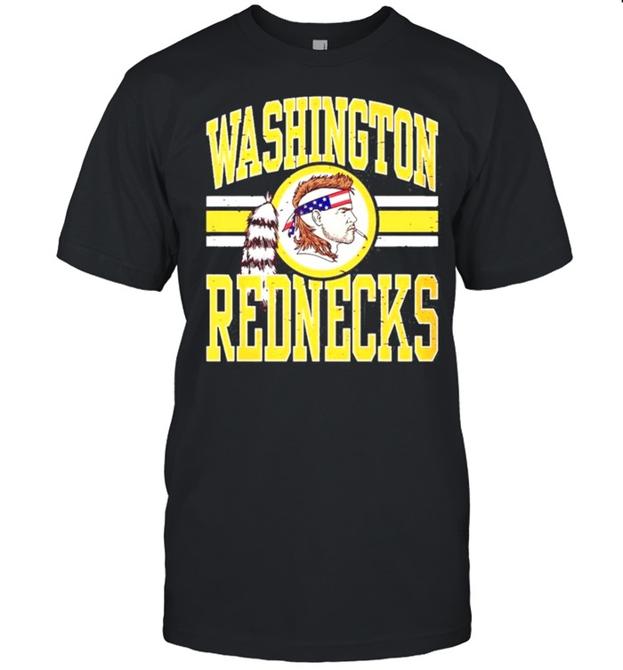 Washington Rednecks Football Caucasian Smoking Wearing American Flag Headband Feathers Stripes shirt