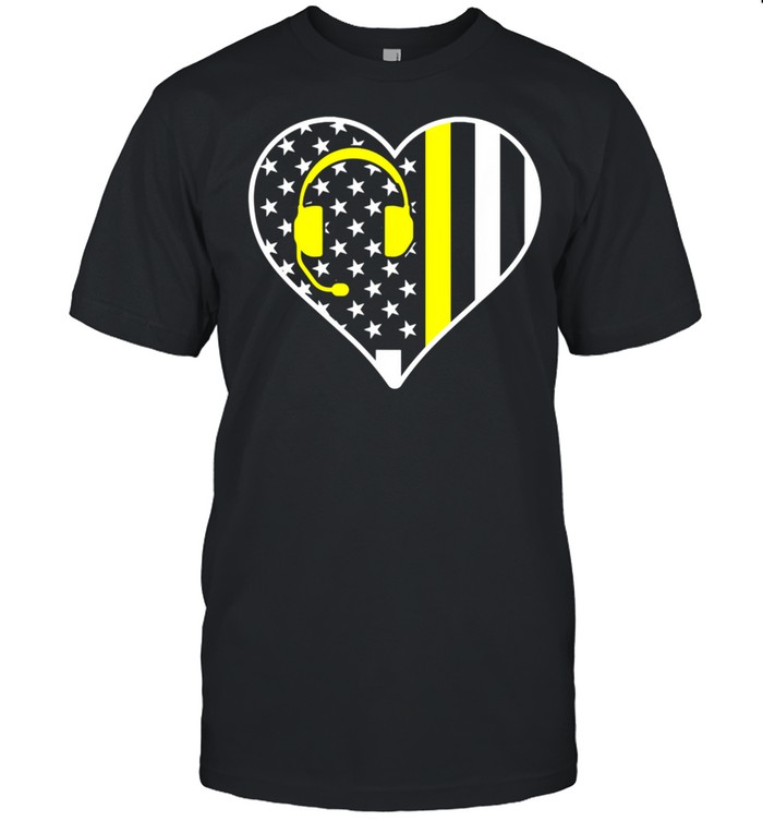 911 Dispatcher USA Flag Emergency Dispatchers shirt