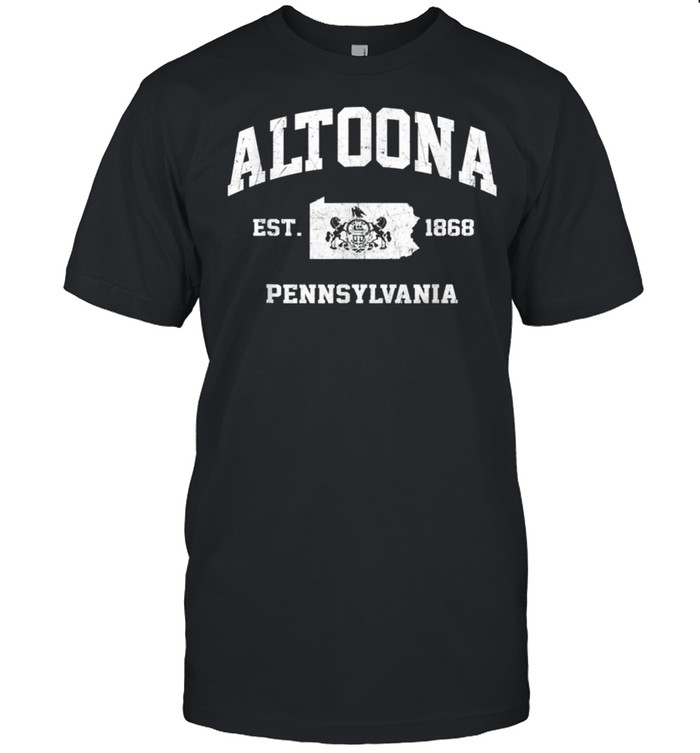 Altoona Pennsylvania PA vintage state Athletic style shirt