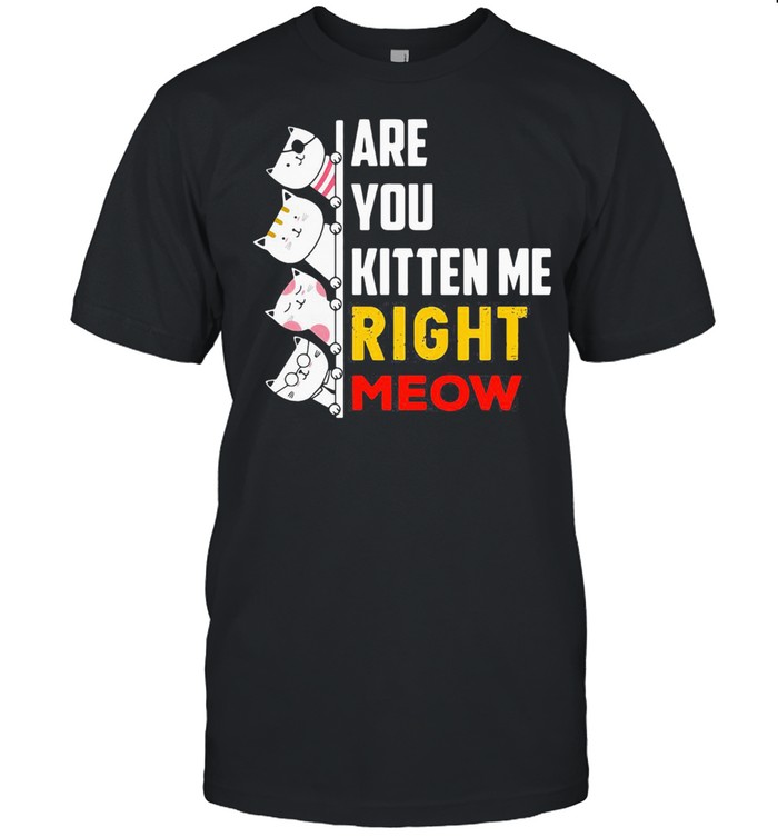 Are You Kitten Me Right Meow shirt