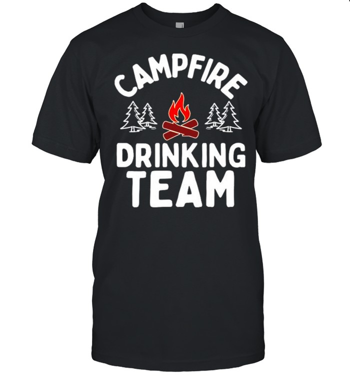 Campfire drinking team shirt