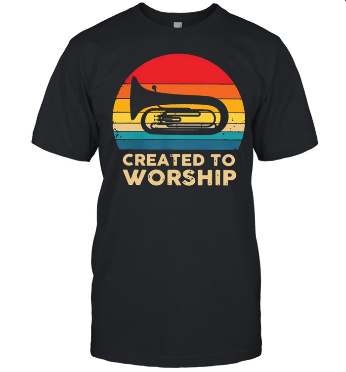 Created to worship vintage tshirt