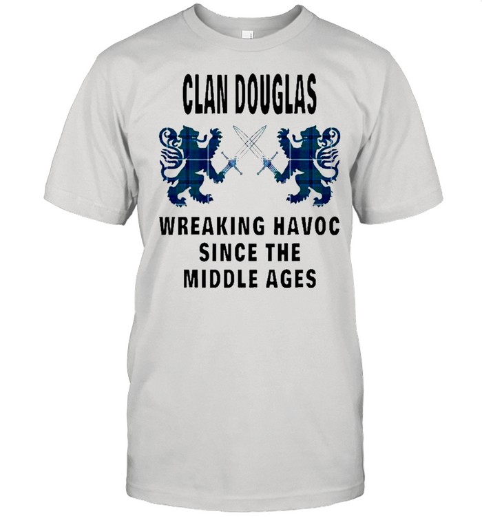 Douglas Scottish Tartan Scotland Family Clan Name Shirt