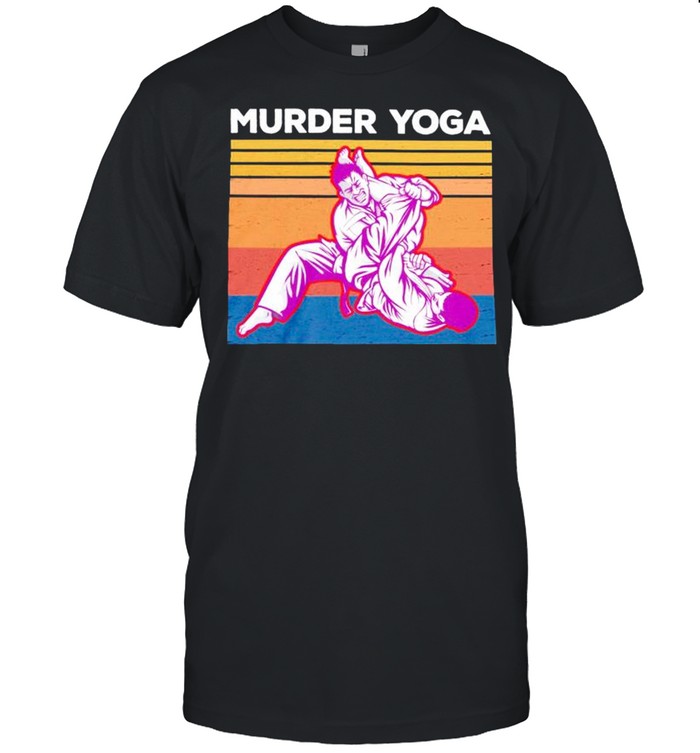 Jiu Jitsu murder yoga vintage shirt