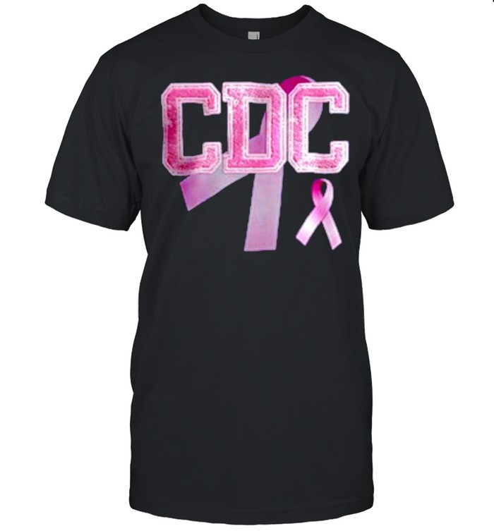 CDC initials Pink Ribbon shirt