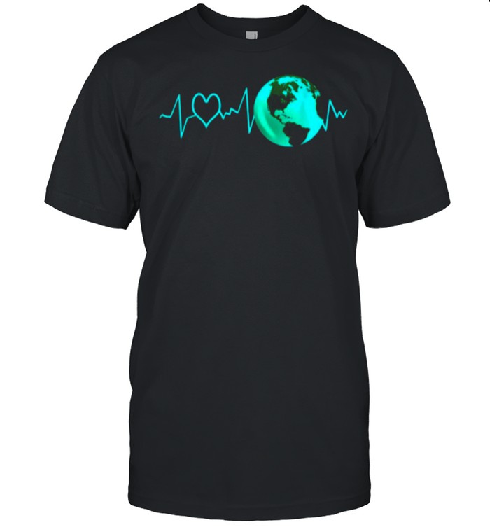 Earth Day Heartbeat Happy Earth Day 2021 shirt