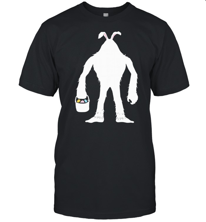 Easter bigfoot sasquatch easter egg hunt shirt