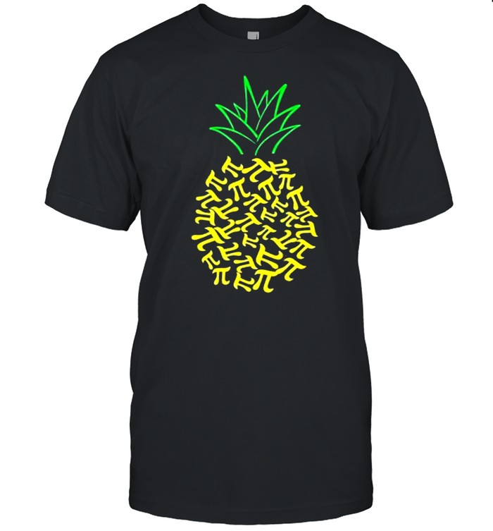 2021 Pi Day Pineapple Math Lover Teacher 3.14 Symbol Mathematics shirt