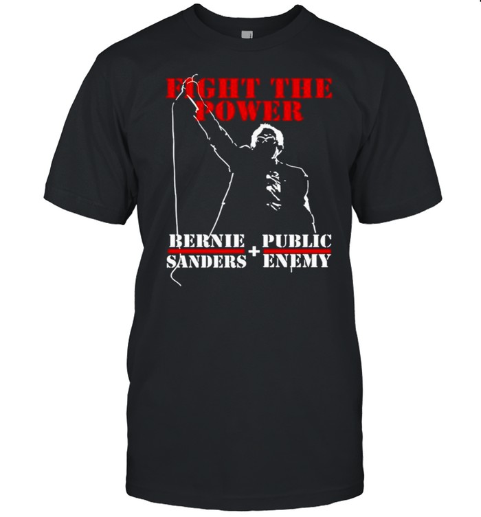 Bernie Sanders public enemy fight the power shirt