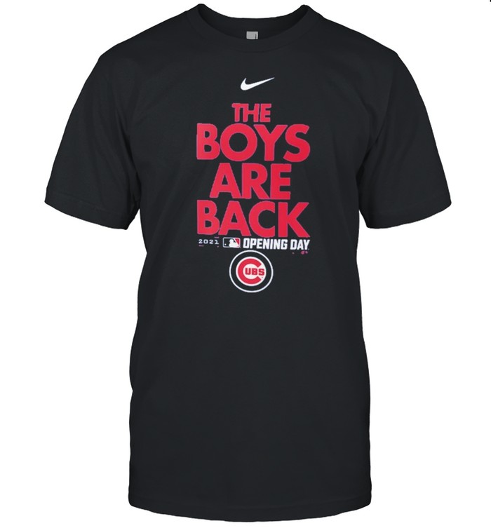 Chicago Cubs Nike Royal 2021 Opening Day Phrase shirt