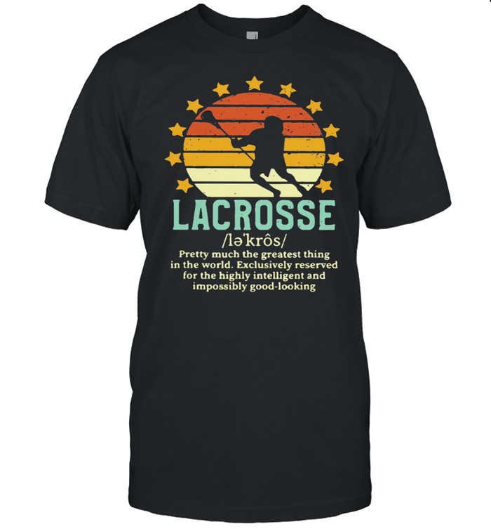 Definition Lacrosse Star Vintage Sunset Shirt