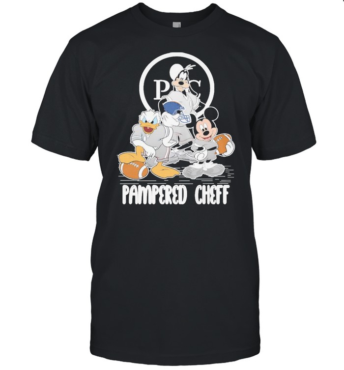 Disney Goofy Donald Duck And Mickey Mouse Football Pampered Chef Shirt